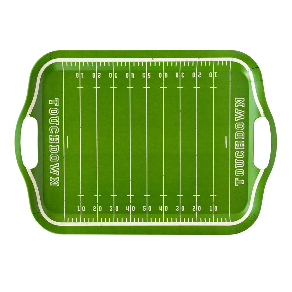 Football Field Bamboo Tray