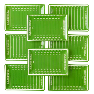 Football Field Paper Plates