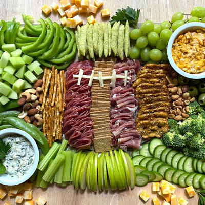 Football Charcuterie Cheat Sheet