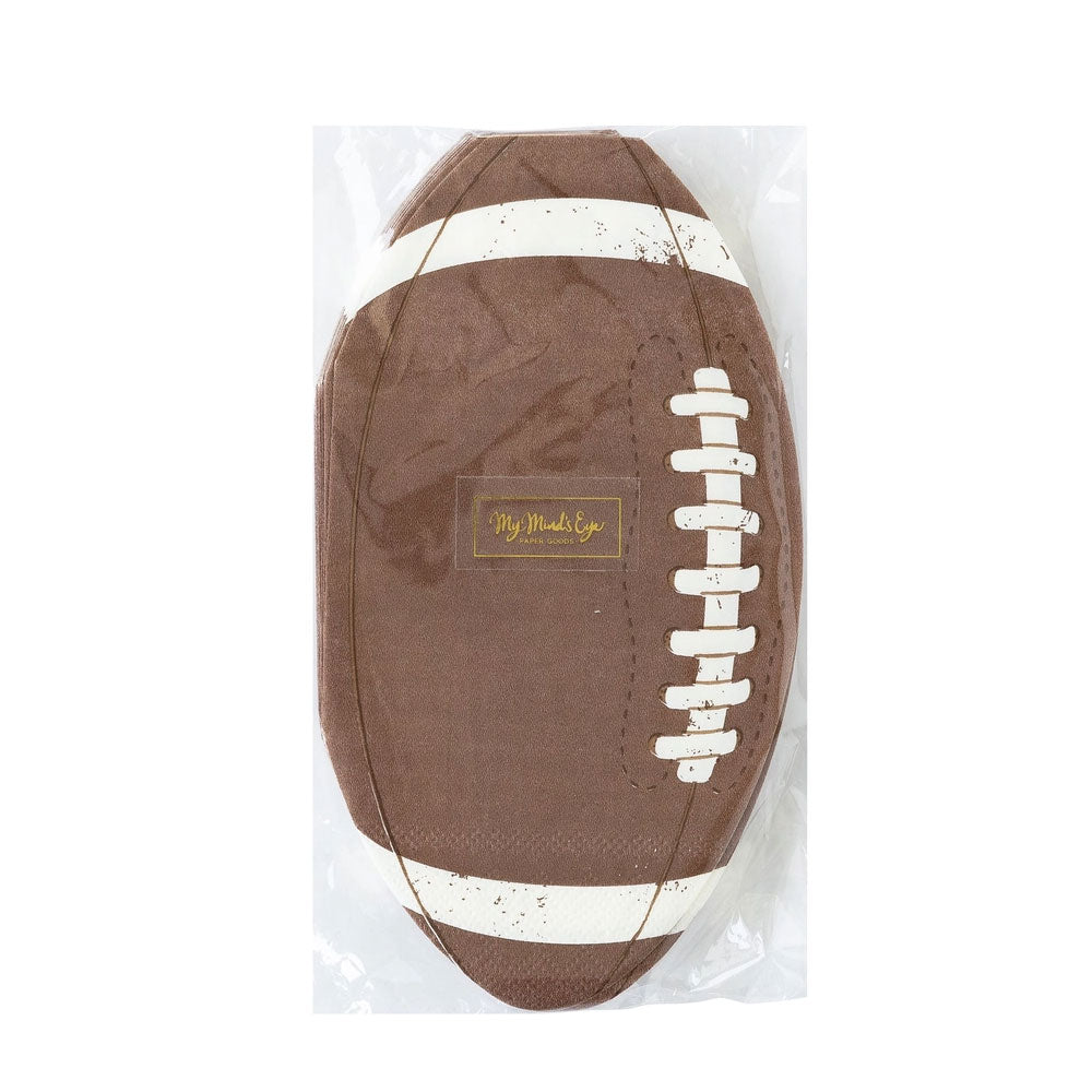 Football Shaped Napkins