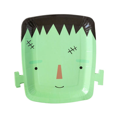 Frankenstein Paper Plates