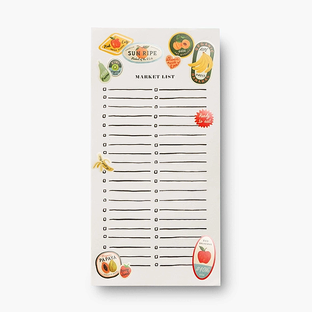 Market List Notepad