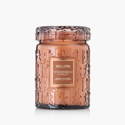 Gingerbread Chalet Candles