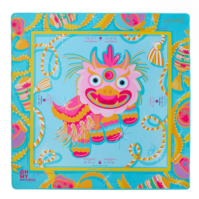 Glitterville Pink Dragon Mat