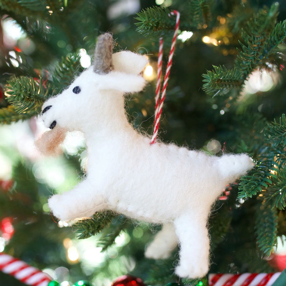 Farm Animal Wool Ornaments