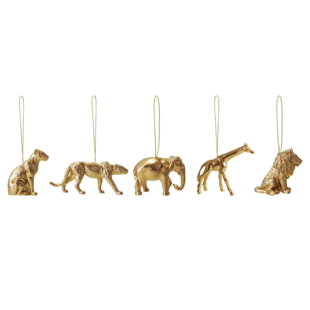 Resin Safari Animal Ornament