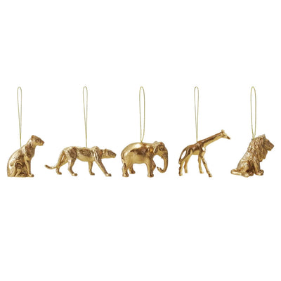 Resin Safari Animal Ornament