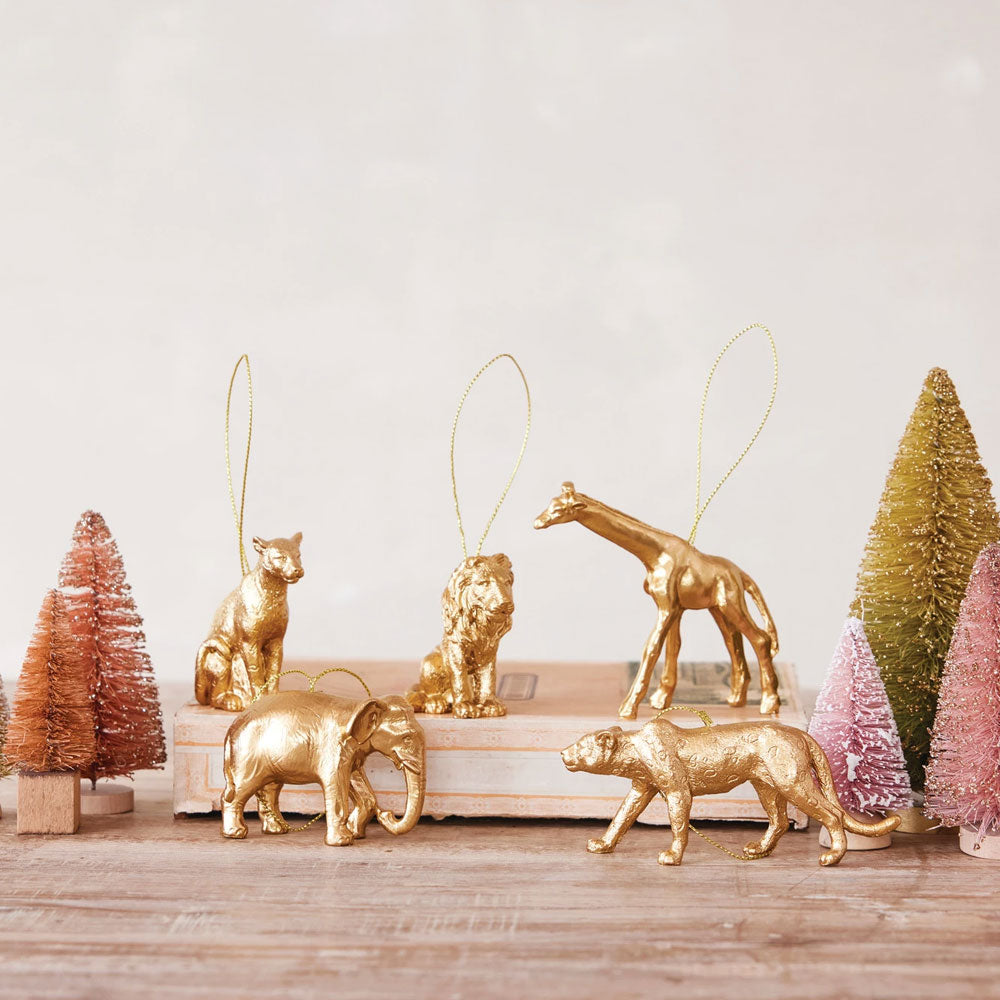 Resin Safari Animal Ornament