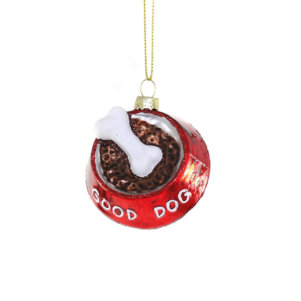 Good Dog Food Bowl Ornament