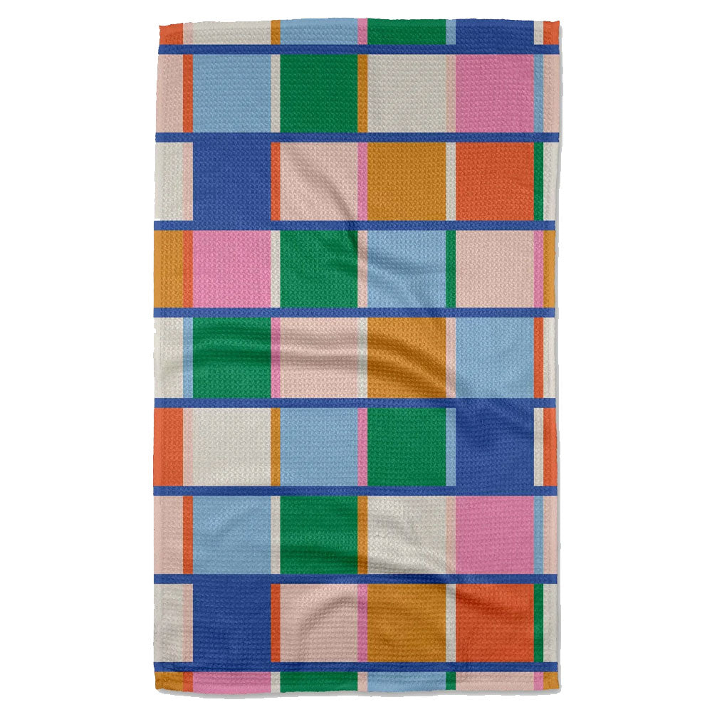 Grid Kitchen Tea Towel