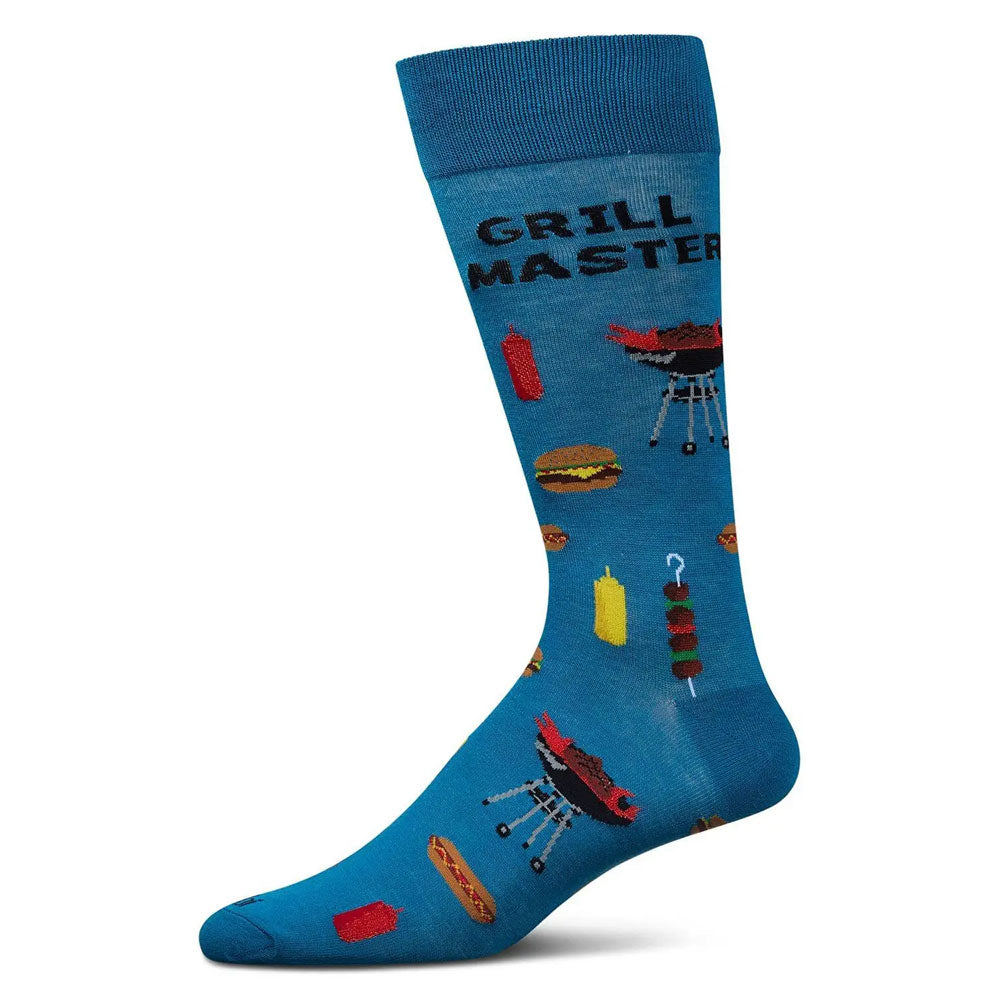 Grill Master Bamboo Men's Crew Socks