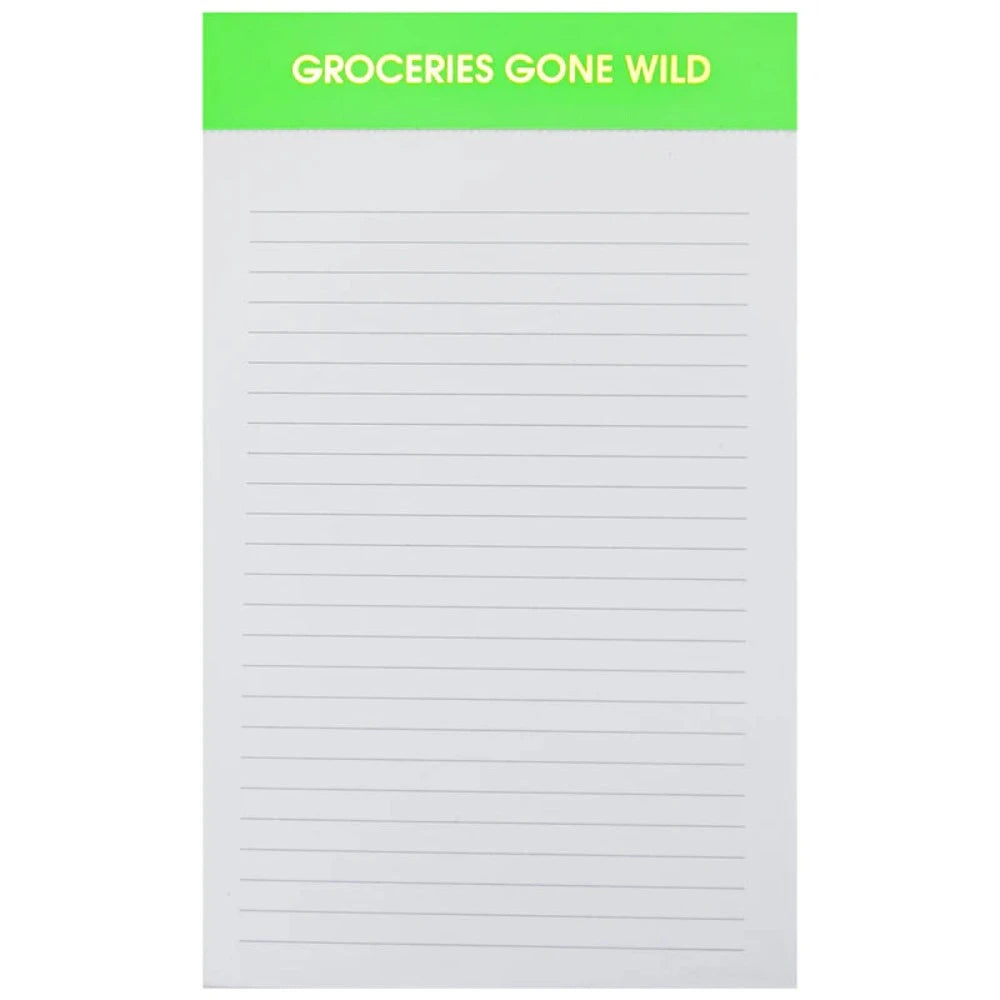 Groceries Gone Wild Notepad