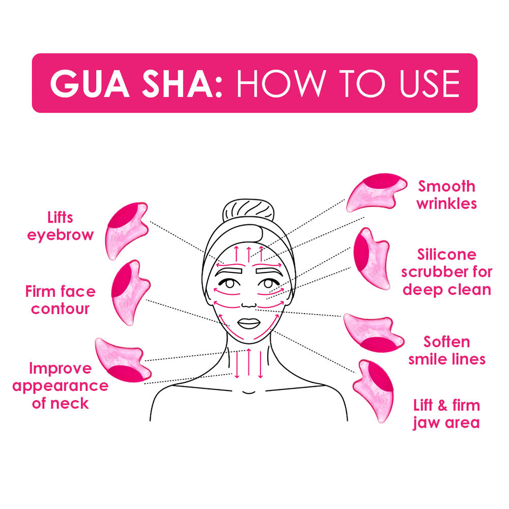 Puff Eraser Gua Sha 2 in 1 Tool