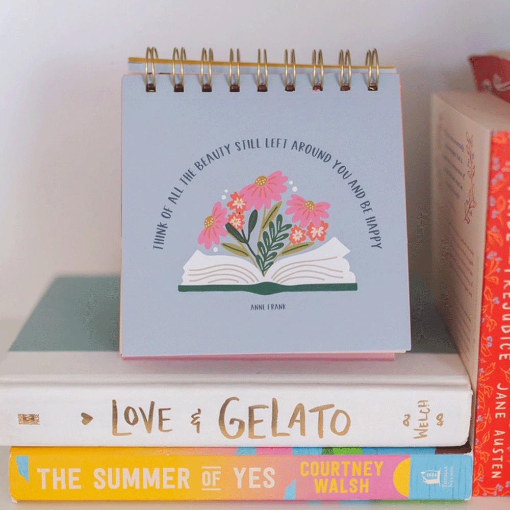 52 Weeks of Happy Quotes Desk Flip Calendar