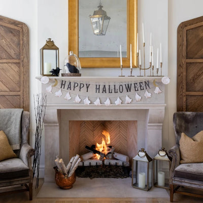 Happy Halloween Ghost Banner Set