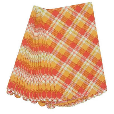 Harvest Plaid Guest Dinner Napkins (16 ct)
