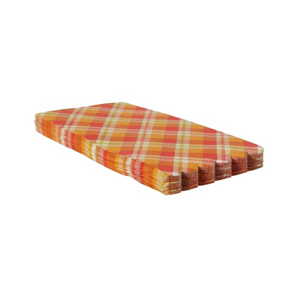 Harvest Plaid Guest Dinner Napkins (16 ct)