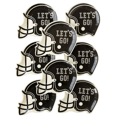 Football Helmet Paper Plates