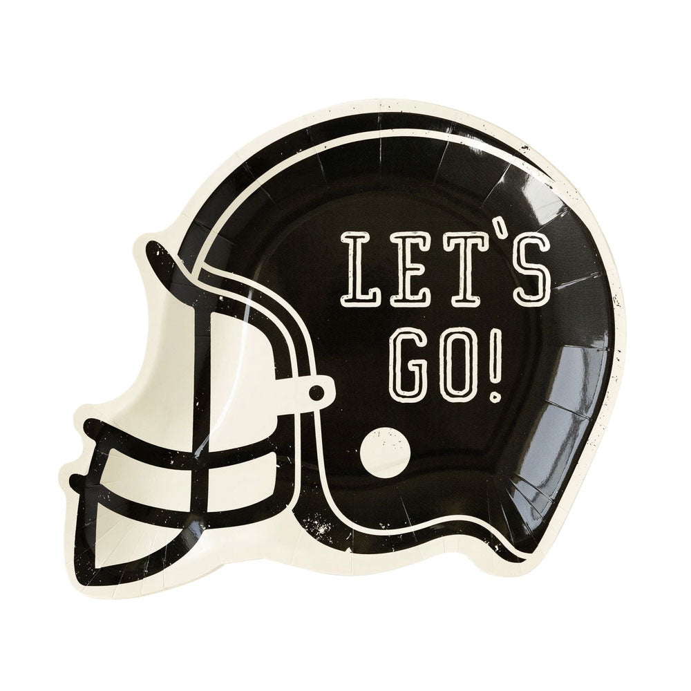 Football Helmet Paper Plates