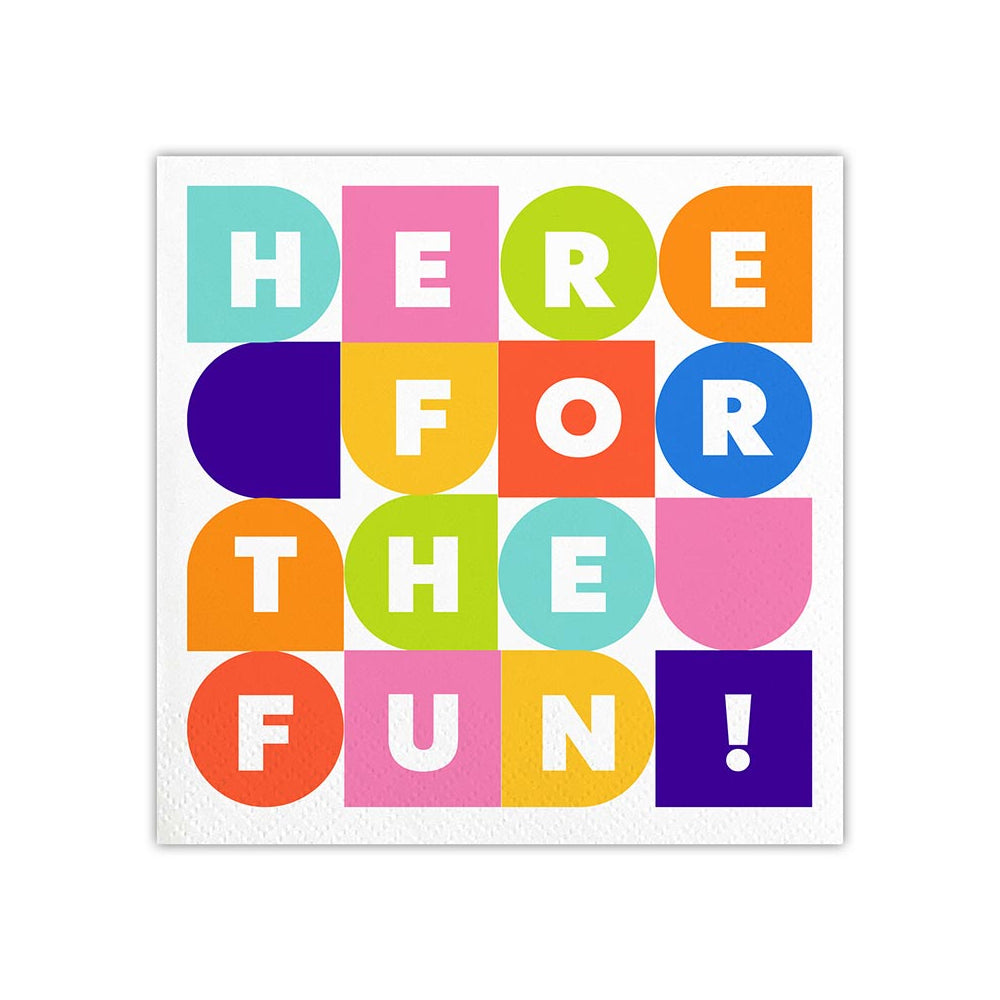 Here for Fun Napkins