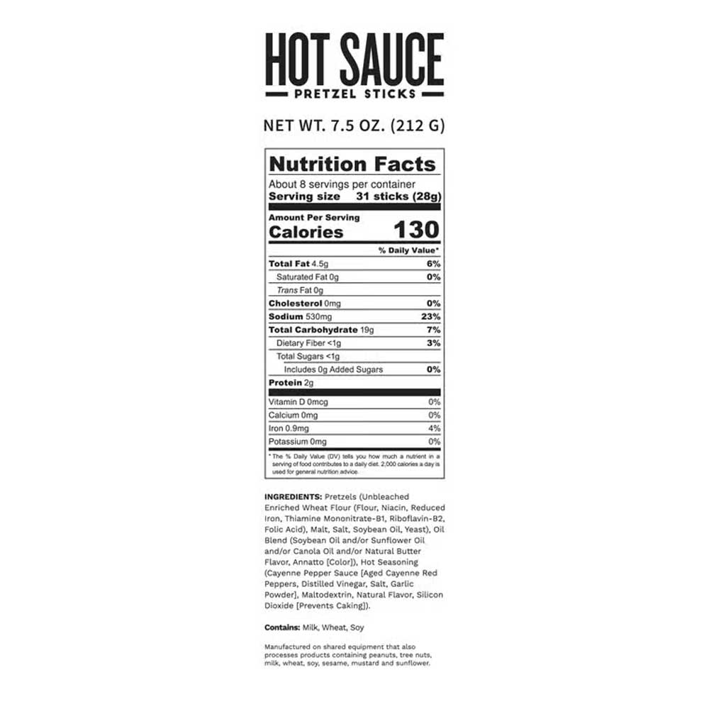 Hot Sauce Seasoned Pretzels