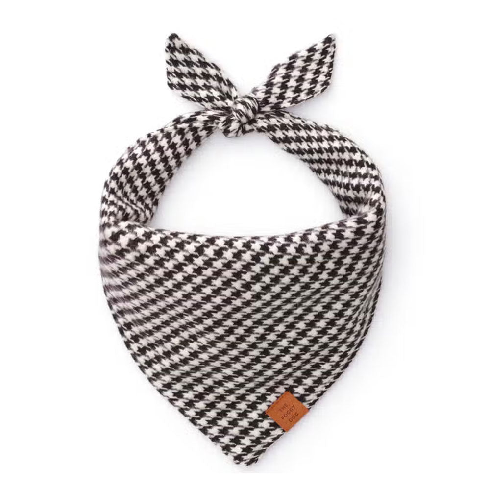 Houndstooth Flannel Dog Bandana