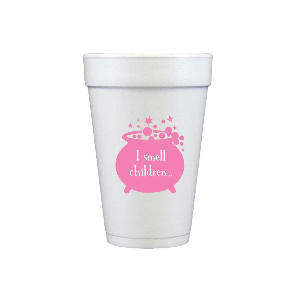 I Smell Children Cauldron Foam Cups