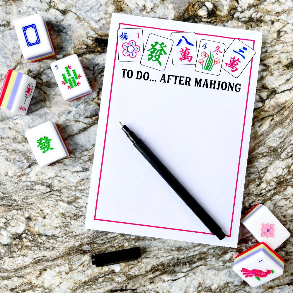 To Do... After Mahjong Notepad - 5 x 7