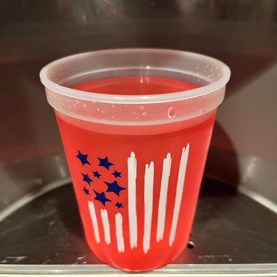 USA Flag Color Changing Stadium Cups