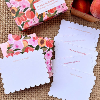 Peach Blossom Assorted Notecard Set