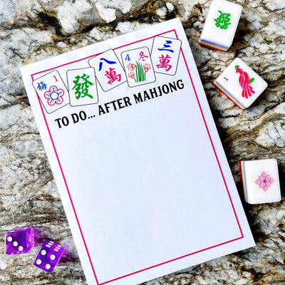 To Do... After Mahjong Notepad - 5 x 7