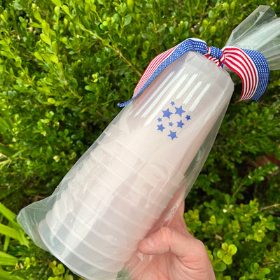 USA Flag Color Changing Stadium Cups