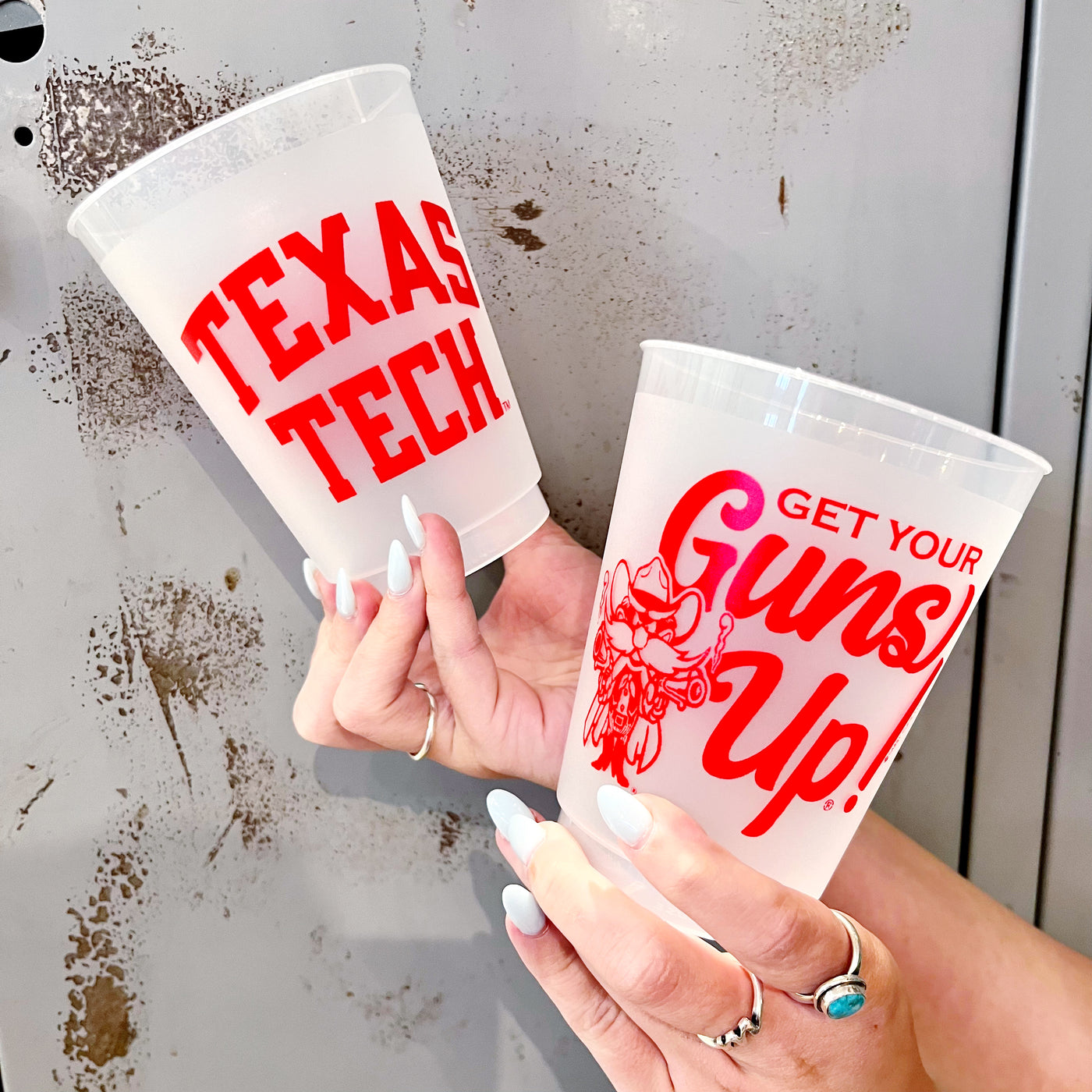 Get Your Guns Up Texas Tech Frost Flex Cups