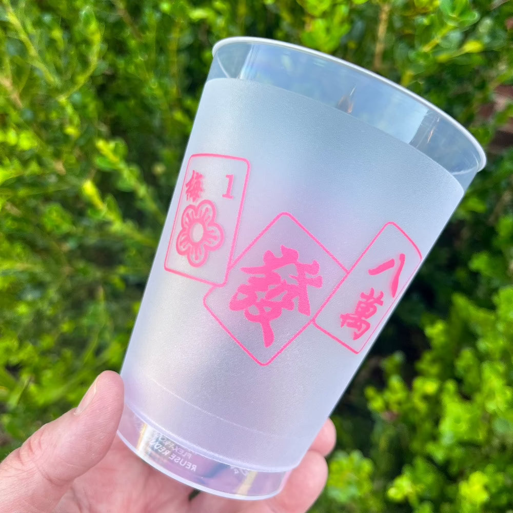 Mahjong Shatterproof Cups (16 oz)