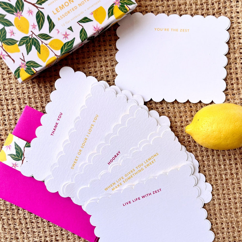 Lemon Grove Assorted Notecard Set