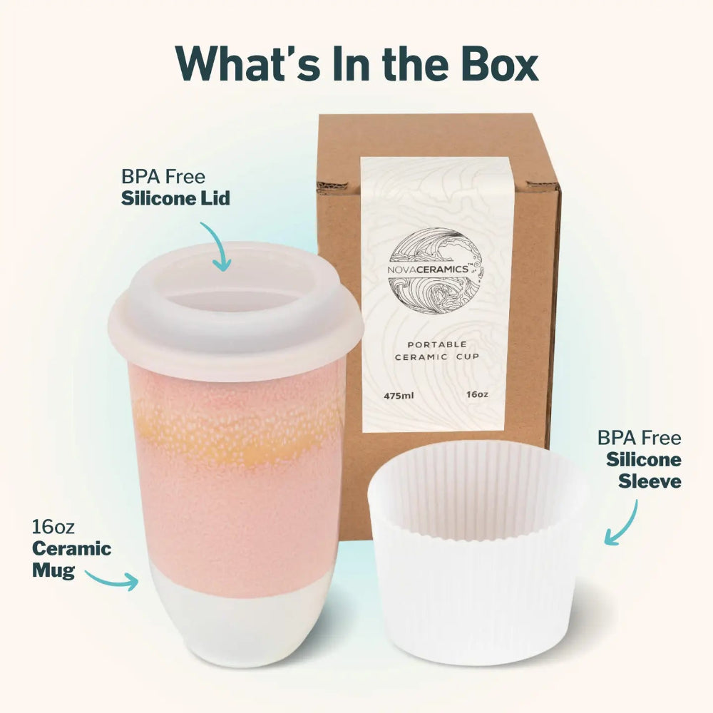 Ceramic Travel Mugs 16oz