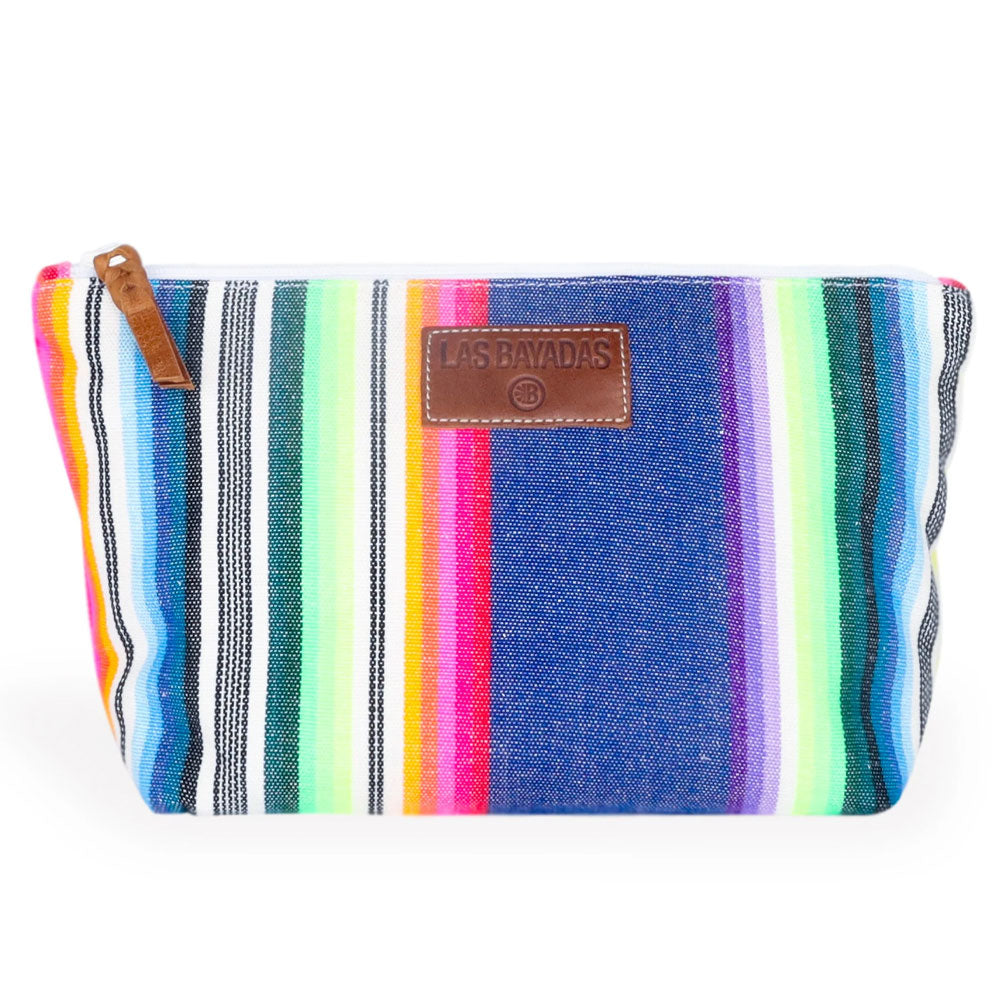 Woven Cosmetic Bag w/ Plastic Liner