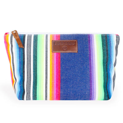 Woven Cosmetic Bag w/ Plastic Liner