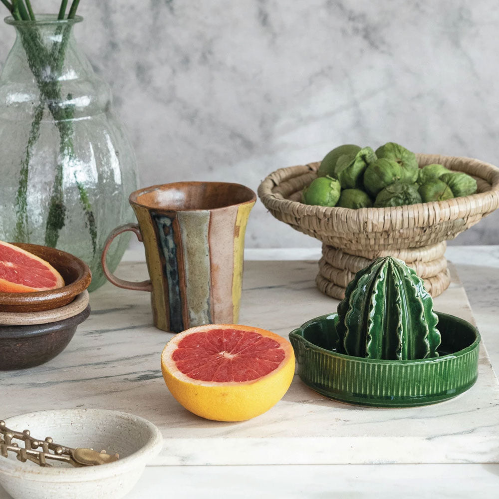 Stoneware Cactus Shaped Juicer
