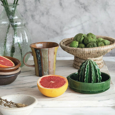 Stoneware Cactus Shaped Juicer