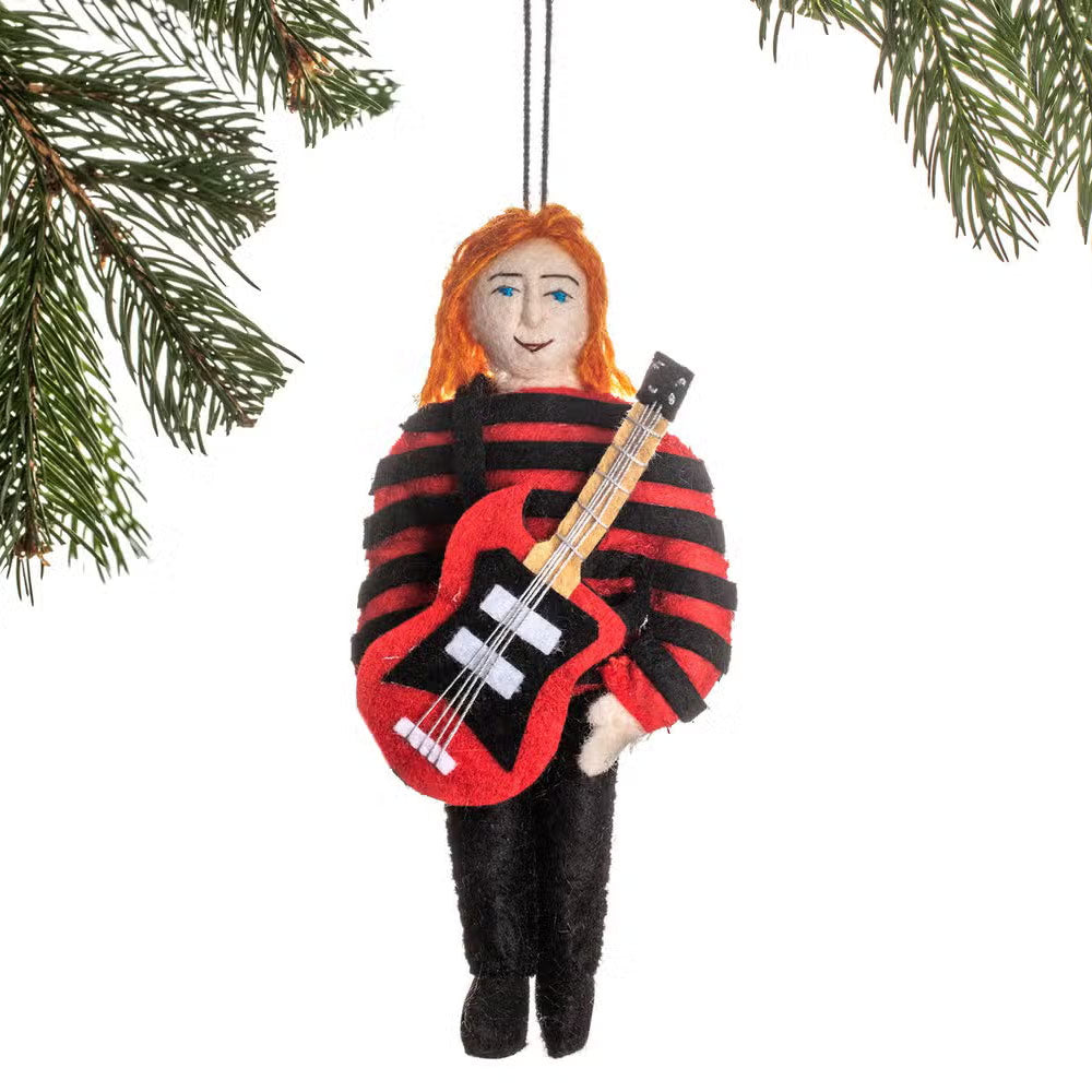 Kurt Cobain Felt Ornament