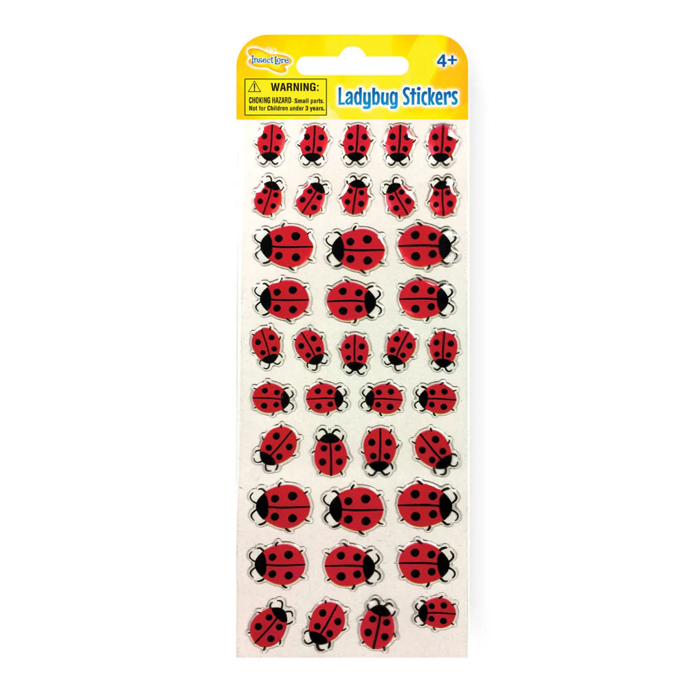 3D Ladybug Stickers