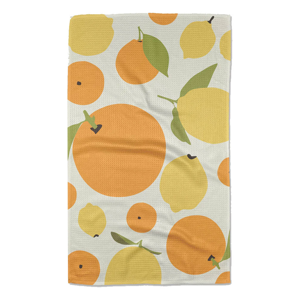 Lemons and Oranges Kitchen Tea Towel