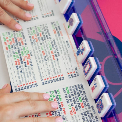 Lilac Soiree Mahjong Tiles