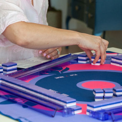 Lilac Soiree Mahjong Tiles