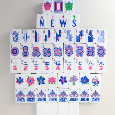 Lilac Soiree Mahjong Tiles