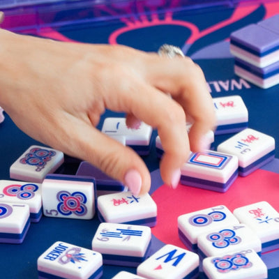 Lilac Soiree Mahjong Tiles