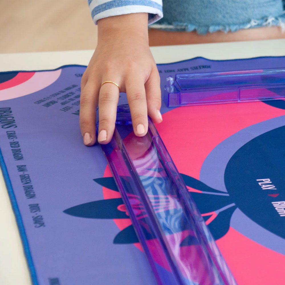 Lilac Preppy Soirée Mahjong Mat