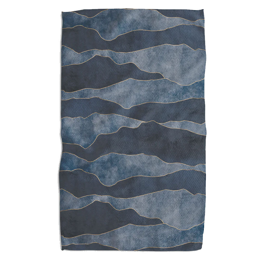 Lined with Gold Kitchen Tea Towel