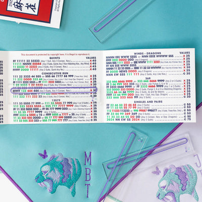 Mahjong Line Finder (set of 4)